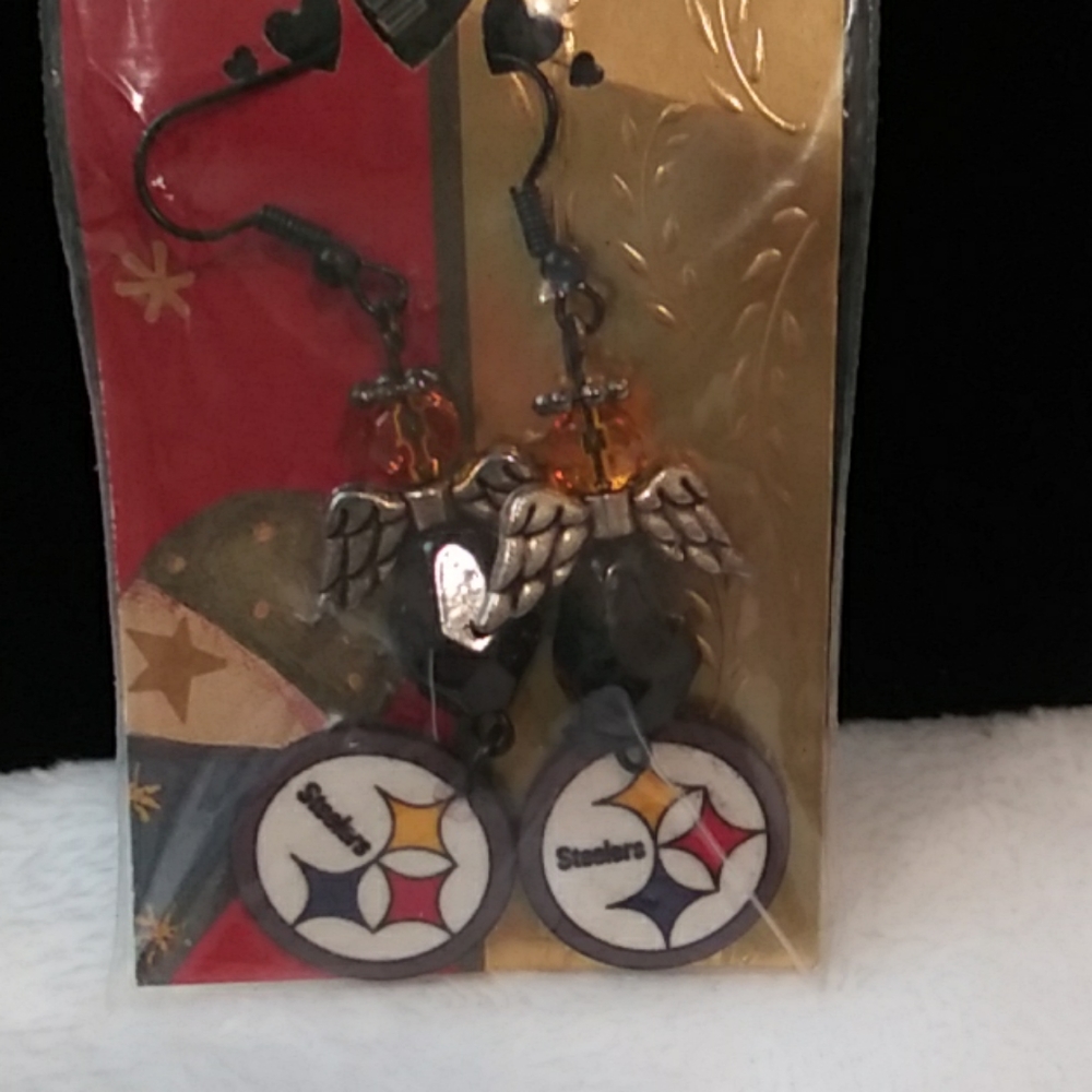 Steelers Dangle Earrings